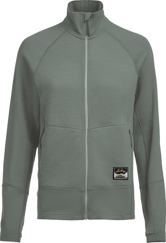 Women's Tived Merino Full Zip Aloe Green