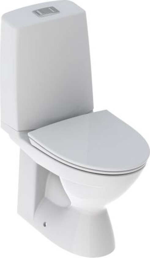 Vinta Toalettstol S-lås/skruet/med mykt sete