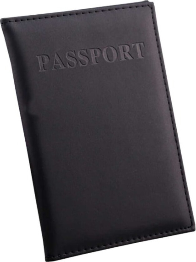 Bilde av Passfodral Passholder Konstläder Svart svart