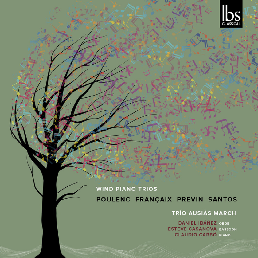 Trio Ausias, André Previn, Jorge Santos Wind Pno Trios CD