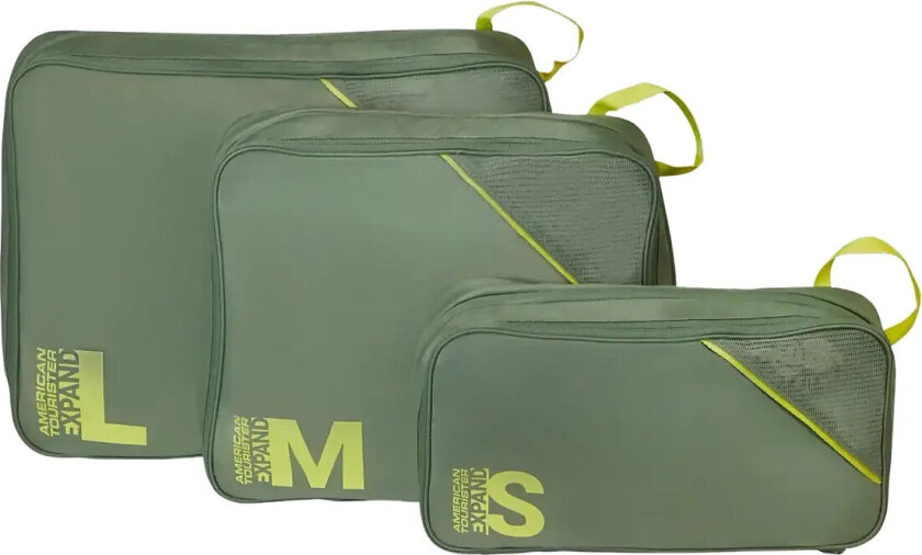 Packing Cubes S/M/L - Khaki green - 34