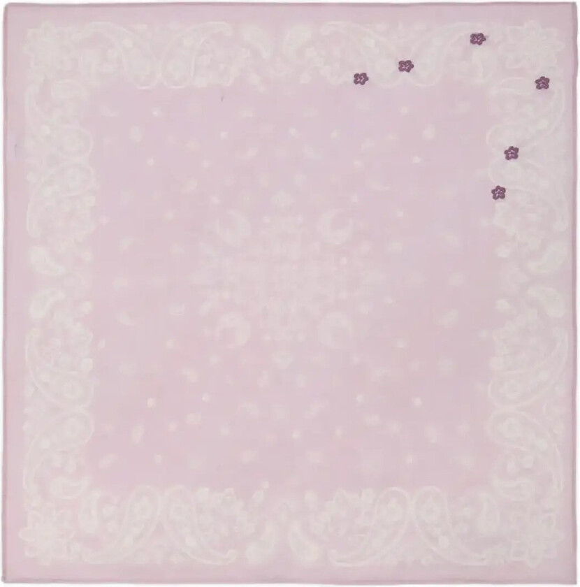 Paisley-Print Bandana Scarf - Purple - ONE SIZE