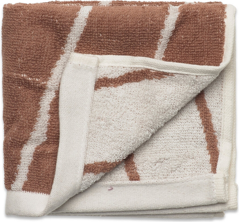 Raita Wash Cloth - Pack Of 2 - Brown - 30X30CM