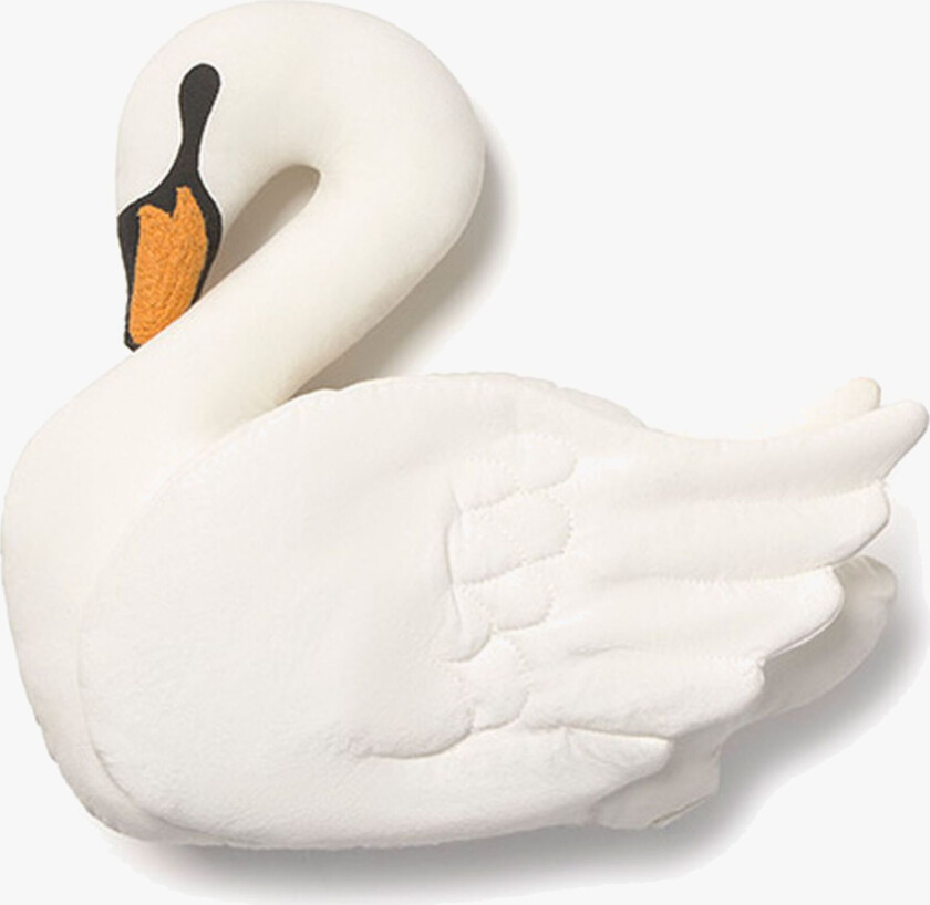 Lorena Canals Pute Cushion Swan, Hvit - Tekstiler - Polyester