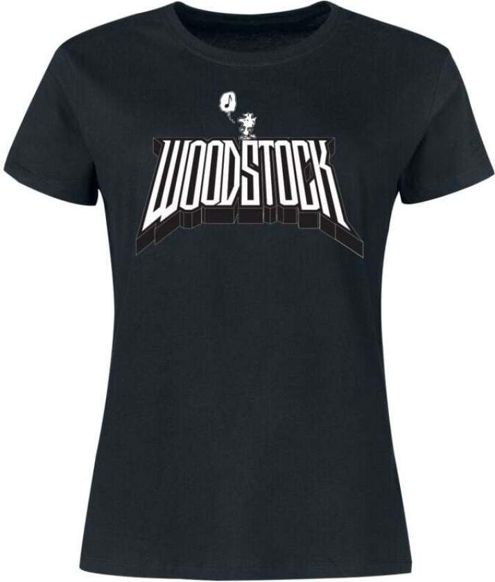 T-skjorte - Woodstock - Music - S til 3XL - Damer - svart