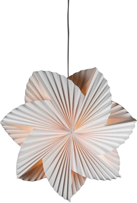 Pappersstjärna plisse 60 cm