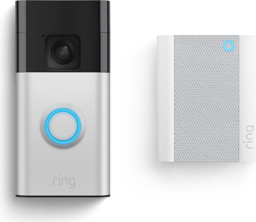 Battery Video Doorbell (Satin Nickel) + Chime (2nd Gen)