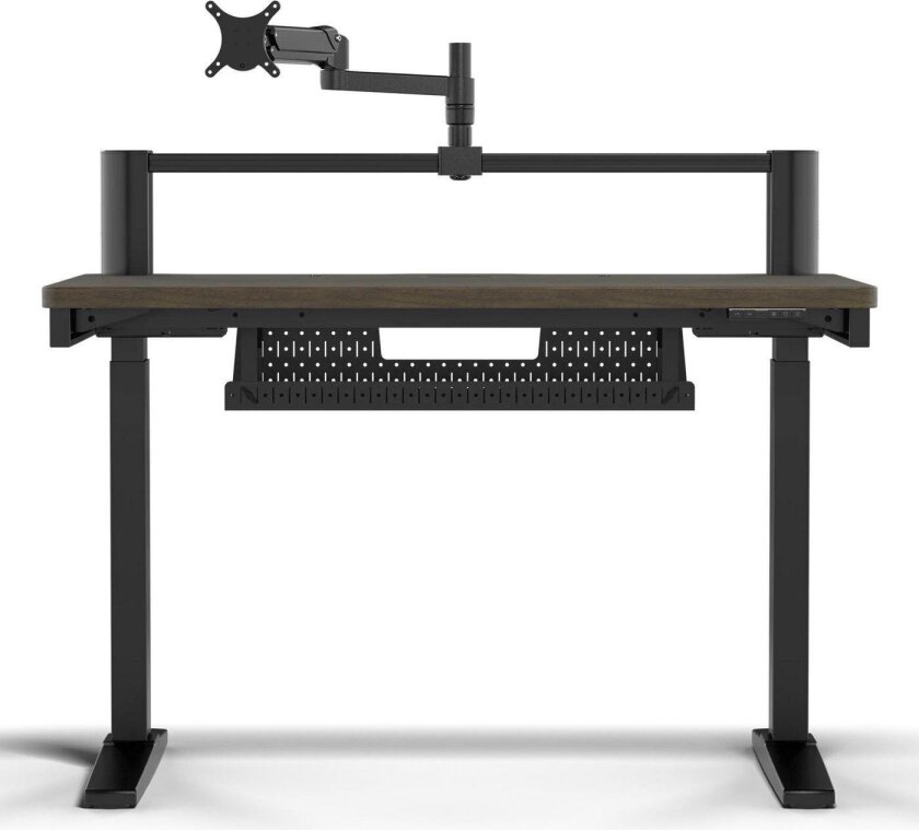 Platform:4 Elevate Skrivebord (sort/mørk tre)