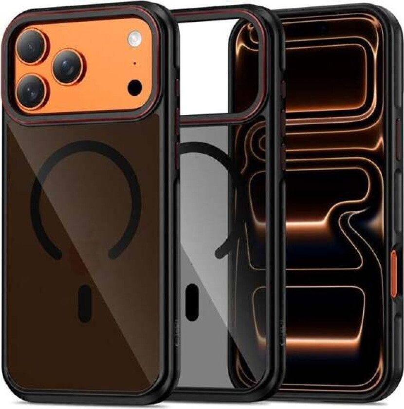 MagHybrid MagSafe Case for iPhone 17 Pro - Black & Red