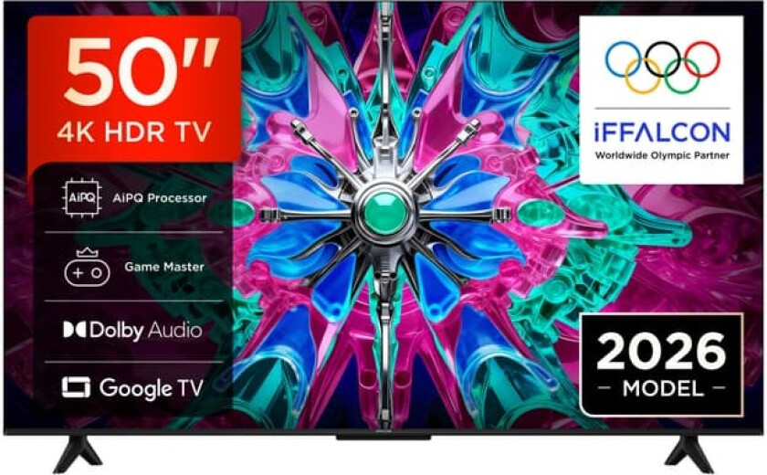 iFFALCON 50" U65A 4K LCD TV (2026)