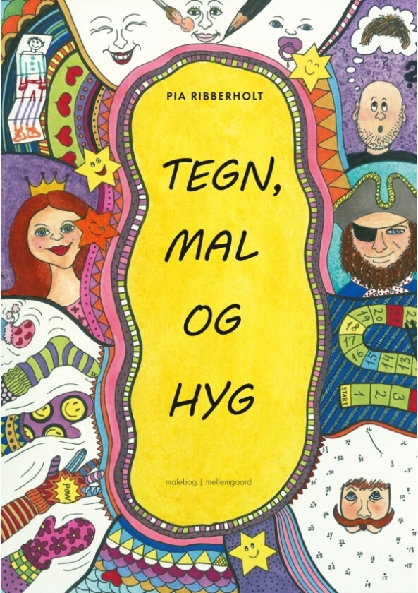 Tegn, mal og kos | Pia Ribberholt | Språk: Dansk