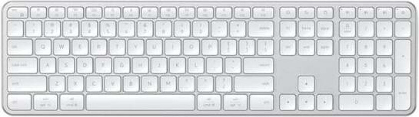 EX3 Slim - Tastatur - Engelsk (USA) - Sølv