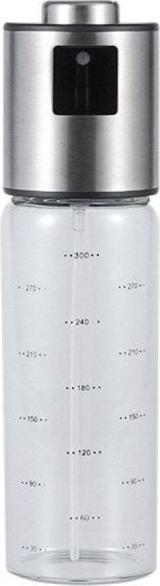 Sprayflaske i glass for olje med skala 300 ml