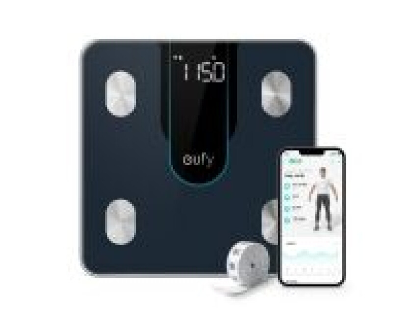 badevekt Baderomsvekt. EUFY Smart Scale P2 PRO Svart