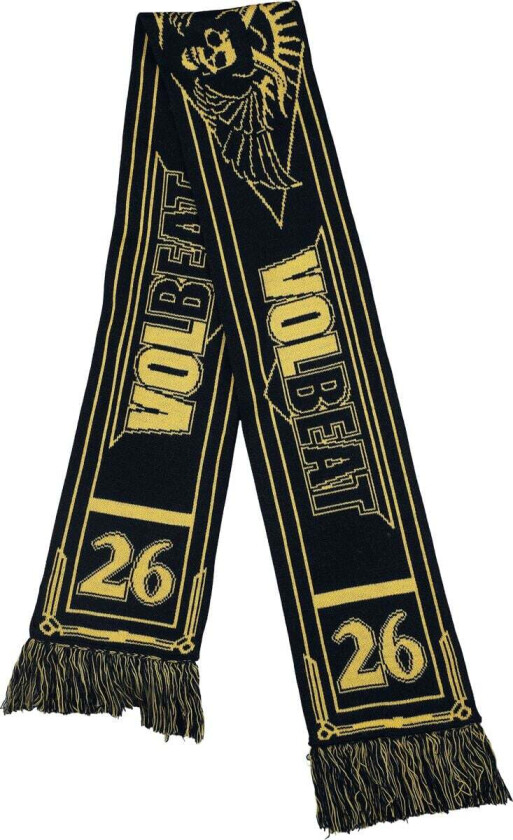 Skjerf - Soccer Scarf - Herrer - svart-gul