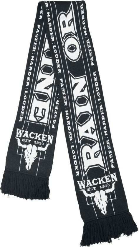 Skjerf - Soccer Scarf - Herrer - svart-hvit