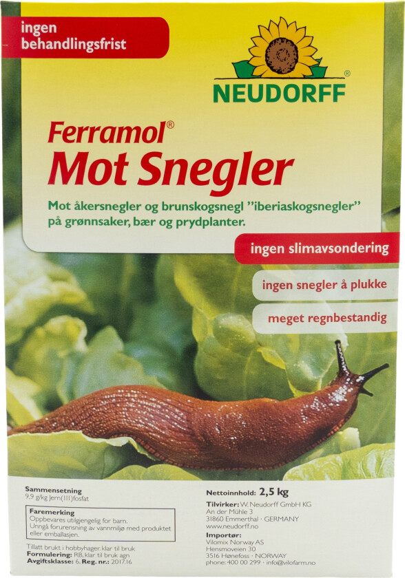 Ferramol mot snegler 2,5 kg