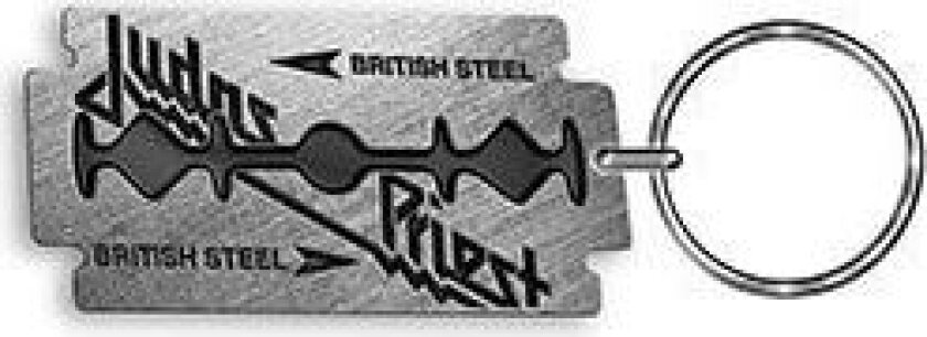 Judas Priest - Keychain: British Steel (Enamel In-Fill)