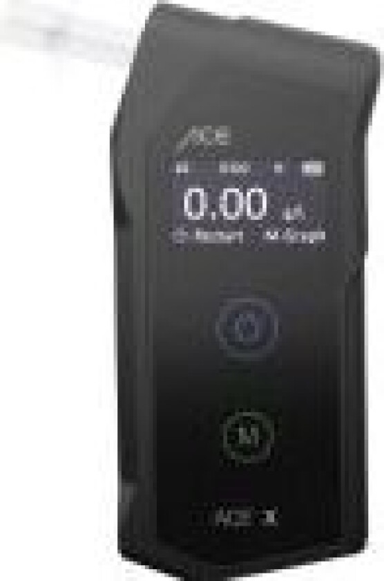 Bilde av X Alkoholtester Sort 0.0 til 5 ‰ inkl. display