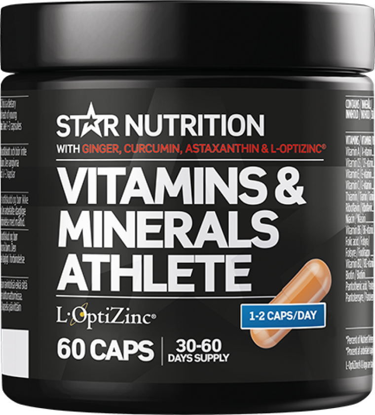 Ultimate Vitamins & Minerals Athlete, 60 caps