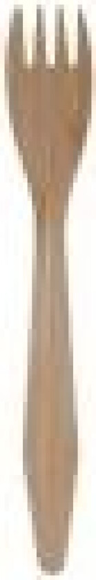 Træbestik gaffel Exclussiv 18,5cm voksbehandlet 100stk/pak