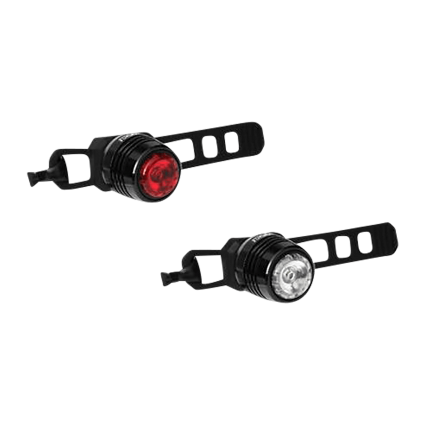 Rechargeable Bike Light Set, sykkellyktsett, sykkellykter - One Size