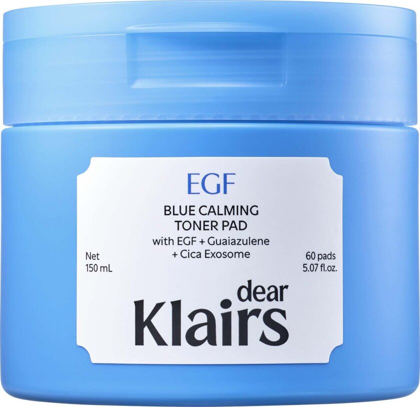EGF Blue Calming Toner Pad, 60 stk.