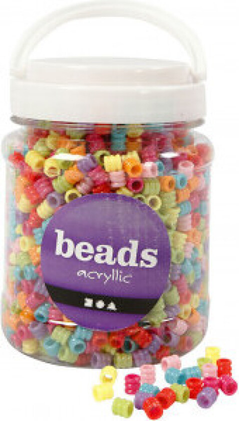 Bølgetønnemiks, ass. farger, diam. 7 mm, hullstørrelse 3,5 mm, 700 ml/