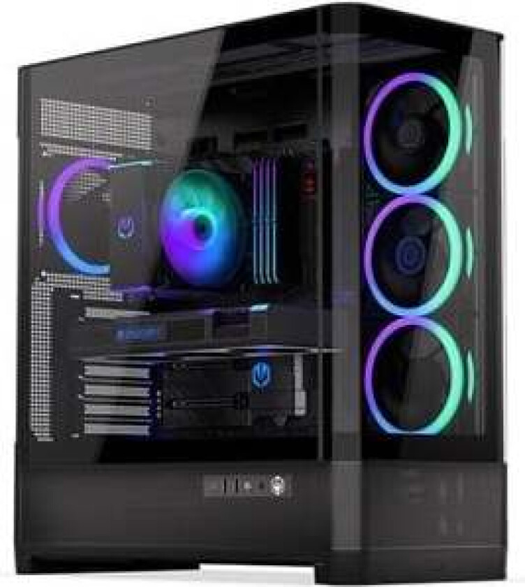 Aquarius 8000 Corona - Kabinett - Miditower - Svart