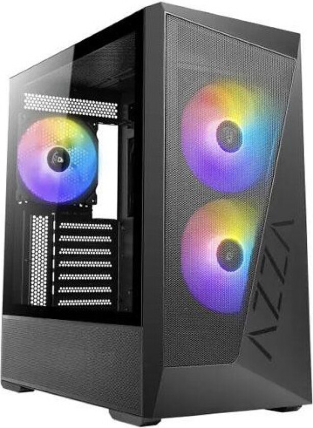 AZZA Reaver 225K01 Gaming Kabinett - Midi Tower, ATX - Svart