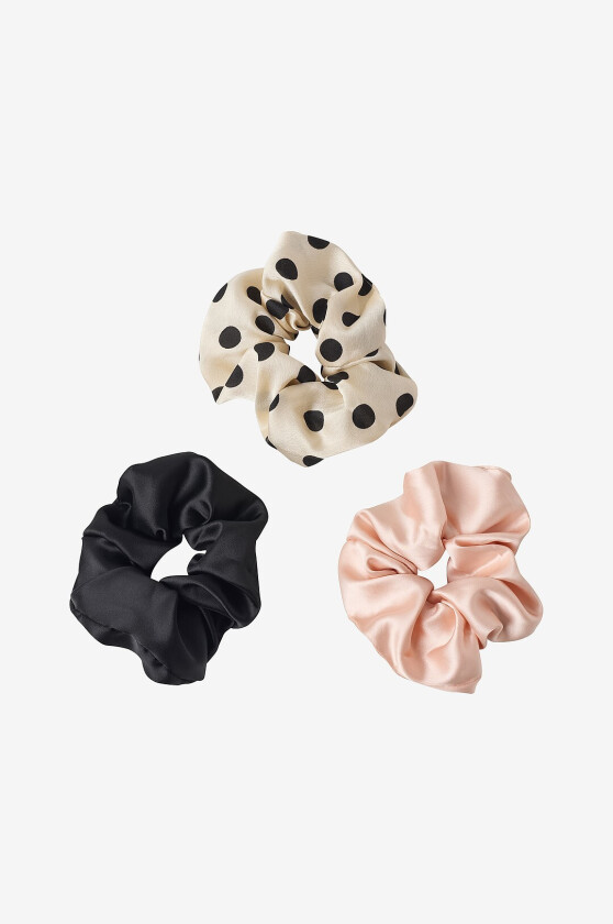 Scrunchie 3-pakning - Flerfarget