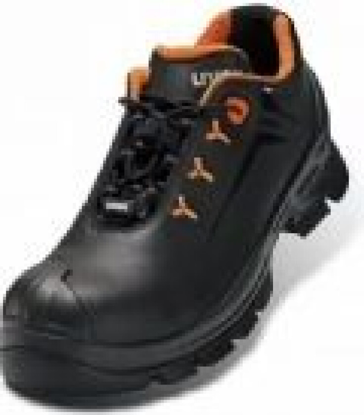 Uvex 85362, Unisex, Voksen, Vernesandaler, Sort, Rød, ESD, P, S1, SRC, Hekte og malje