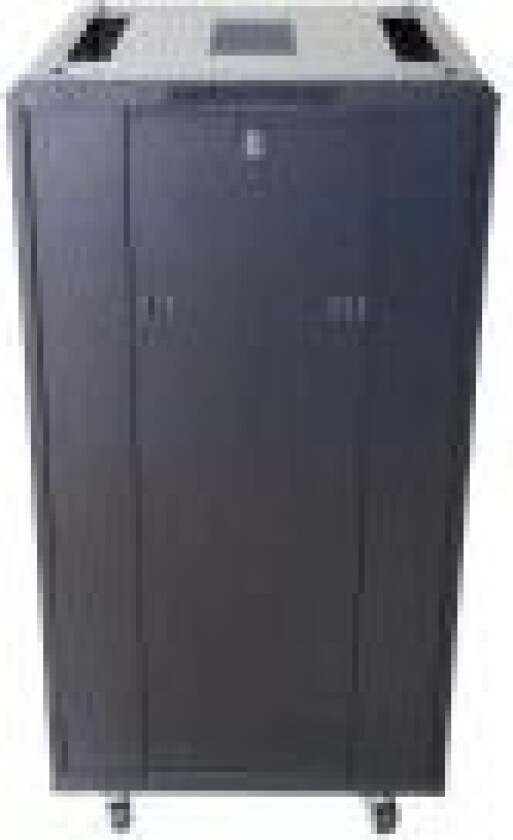 Extralink - Rack skap - 600x800 mm - står på gulv - svart - 22U - 19