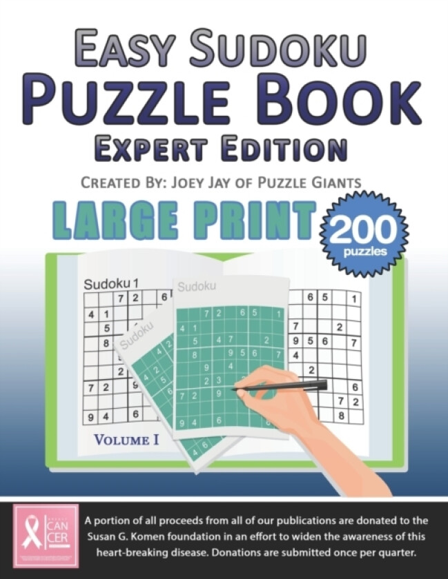 Easy Sudoku Puzzle Book av Joey Jay, Puzzle Giants (Paperback)