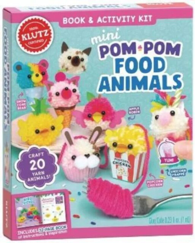 Mini Pom-Pom Food Animals av Editors of Klutz