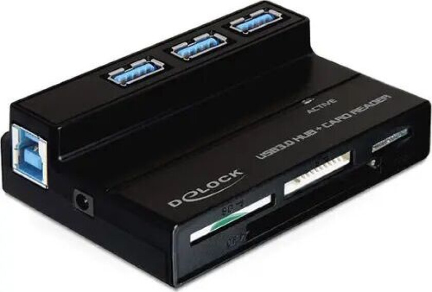 Usb 3.0 Card Reader All In 1 + 3 Port Usb 3.0 Hub