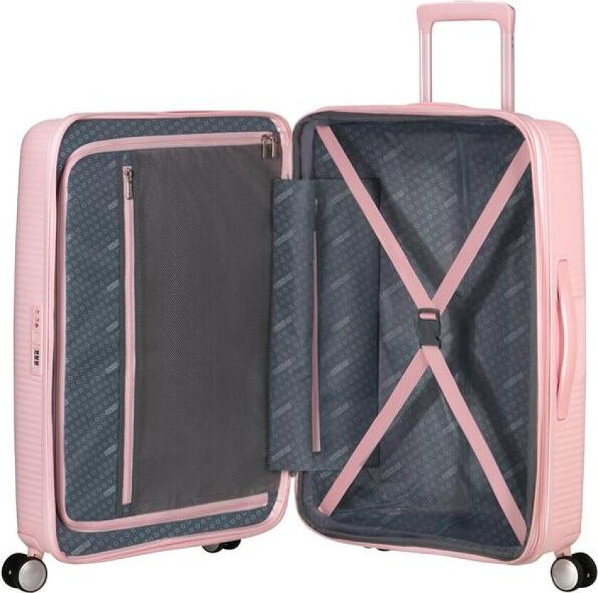 Soundbox Spinner Koffert 35,5L, Pastel Pink - Kofferter - Plast