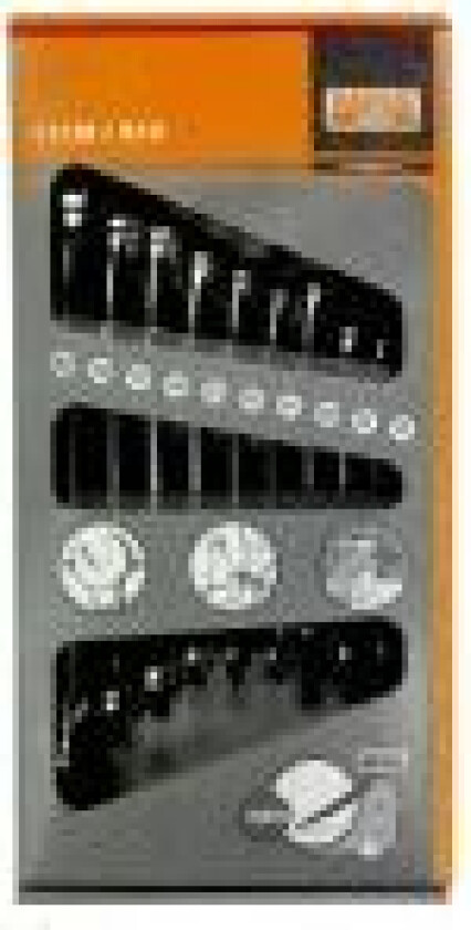 111M/S10, 8,9,10,11,12,13,14,17,19,22 mm, Krom, Kromstål, Krom, Matte, 960 g