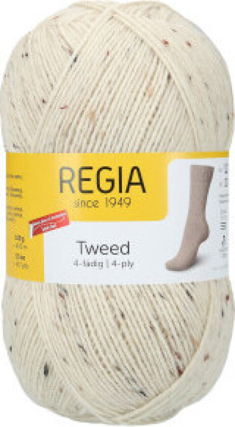 Regia Tweed Garn 02 Natur