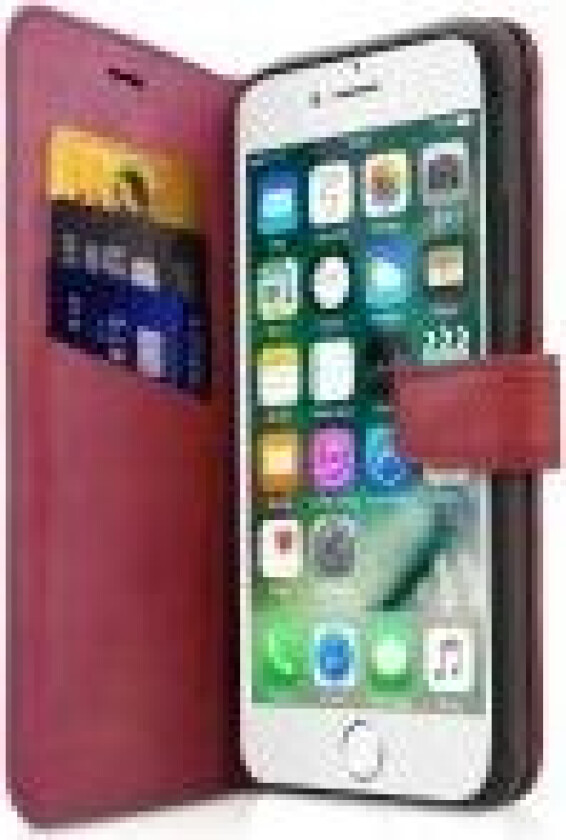 ITSKINS BOOK cover til iPhone 8 / 7 / 6s / 6®. Rød