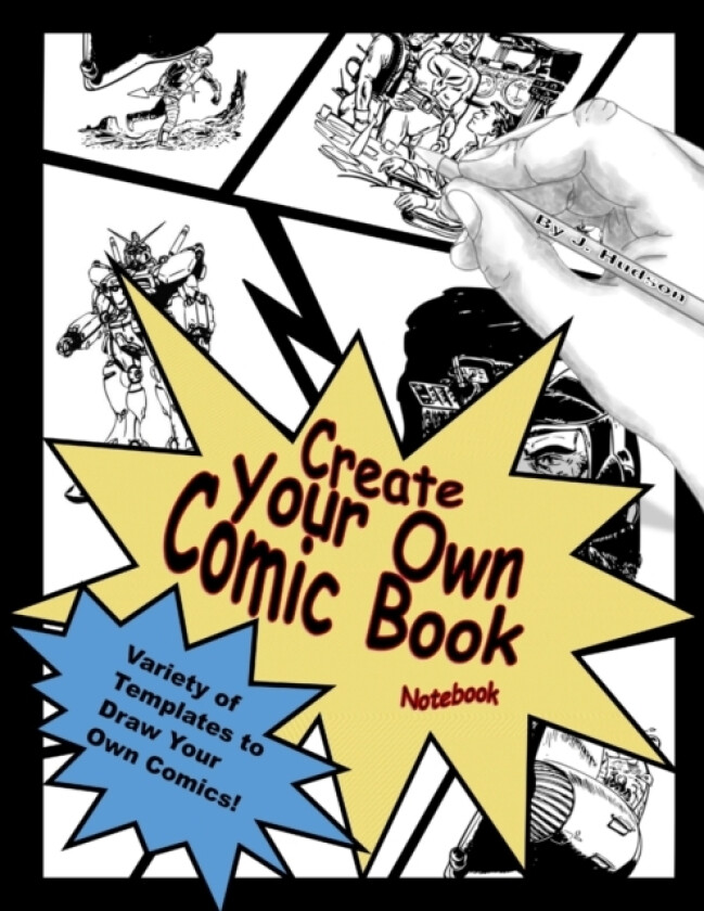 Create Your Own Comic Book Notebook av J Hudson (Paperback)