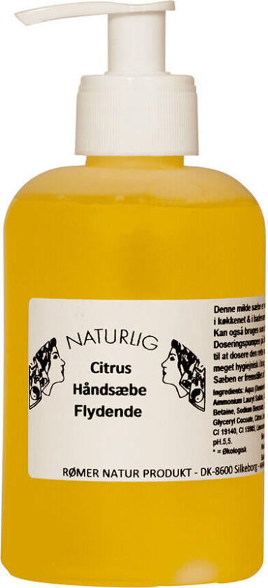 Håndsåpe Flytende Sitrus m. Pumpe - 330 ml