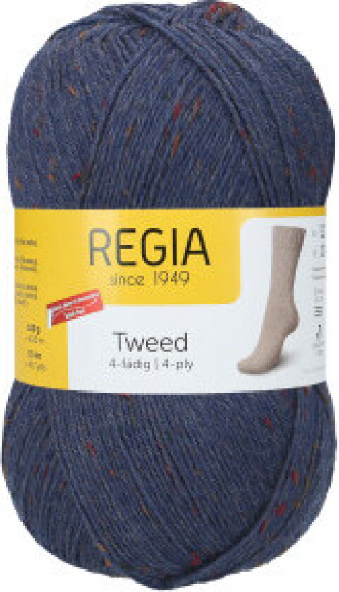 Regia Tweed Garn 52 Jeans