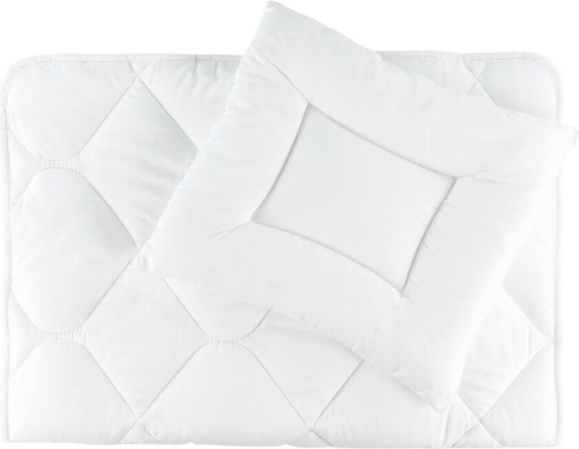 Baby Dyne og Pute Sett - Fun - Hvit - - Baby - Dyne
