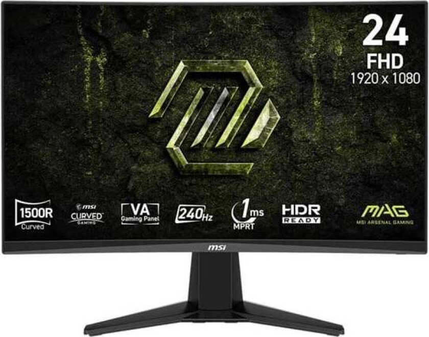 24" MSI MAG 245C X24 - LED monitor - curved - Full HD (1080p) - 24"