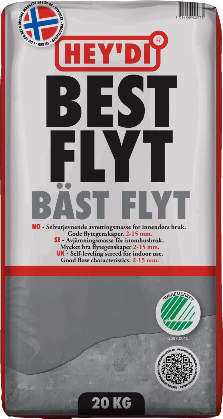 AVRETTINGSMASSE BEST FLYT 20KG