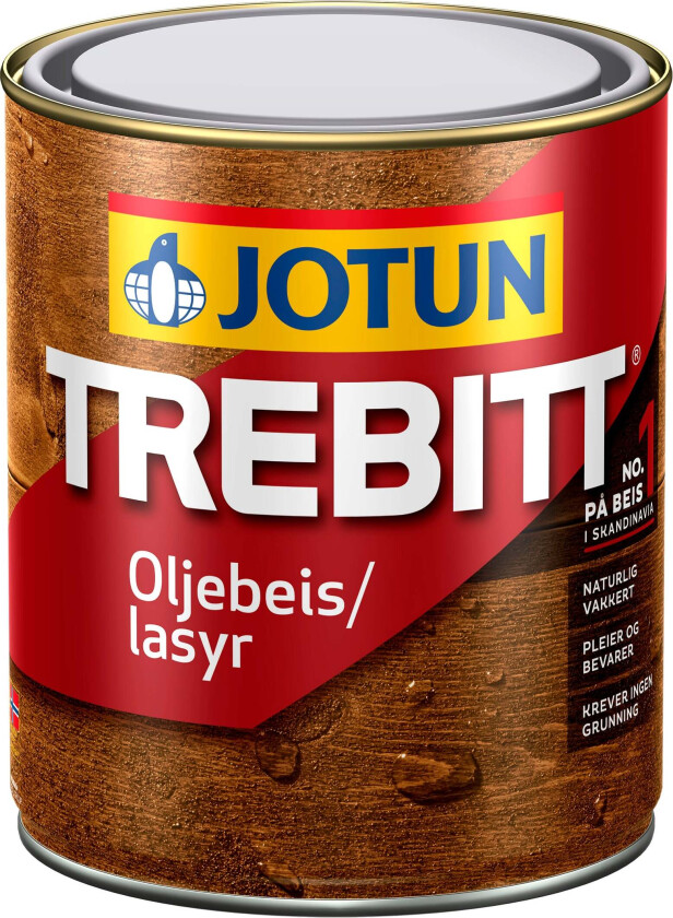 TREBITT OLJEBEIS HVIT 0.75L