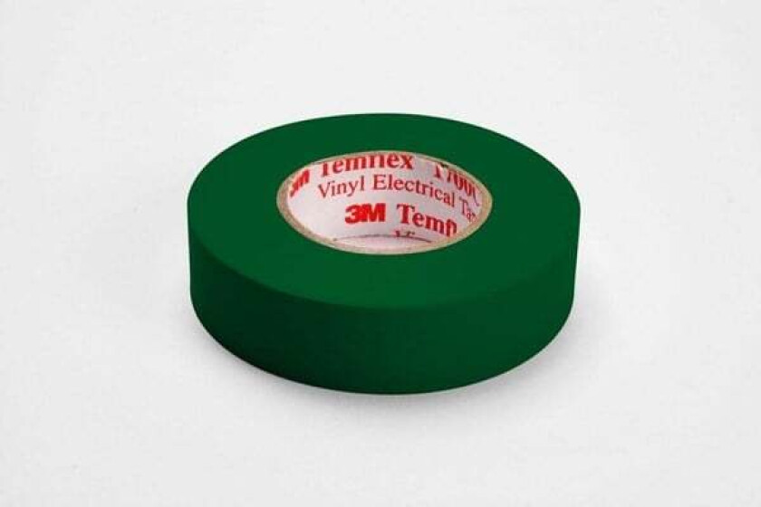 TM temflexTM 1500 vinyl electrical tape green 15mm x 10m