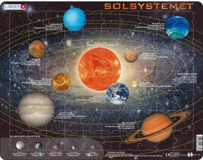 Puzzle Solar System - 70 pieces Maxi (36.5x28.5 cm) Gulv