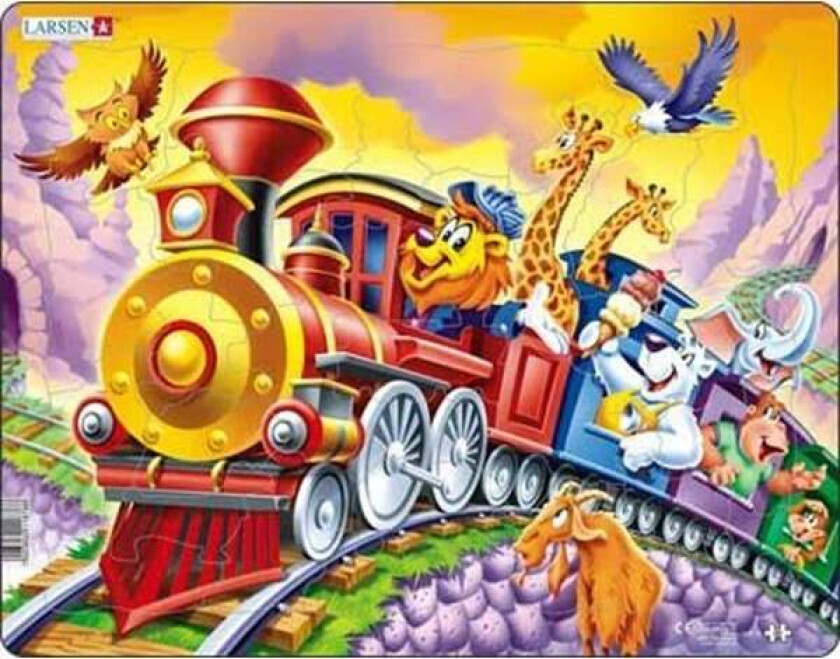 Puzzle Circus Train - 30 pieces Maxi (36.5x28.5 cm) Gulv
